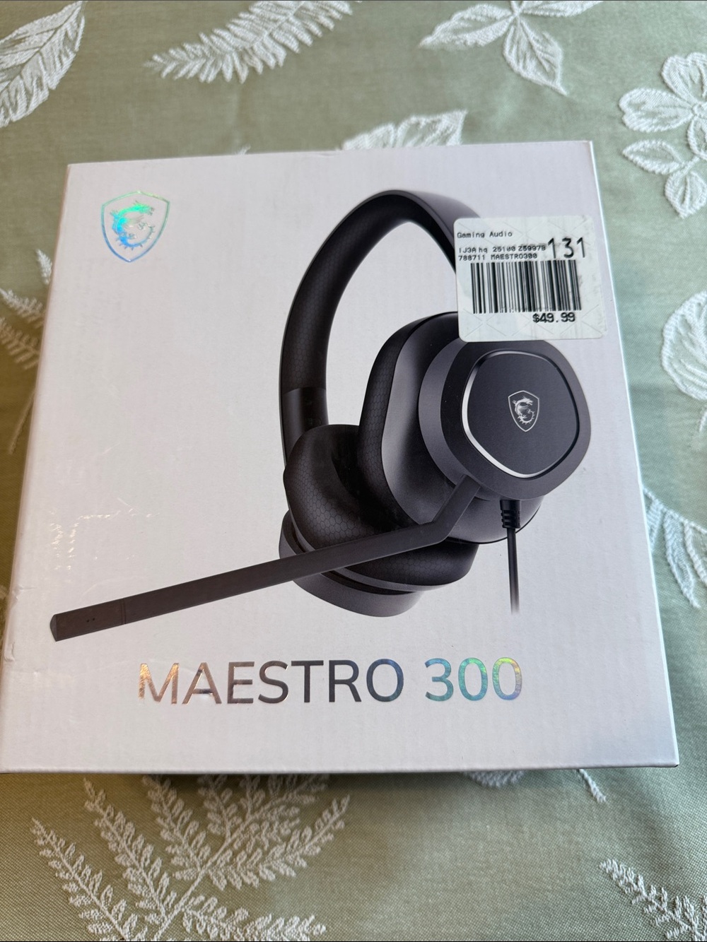 MSI Maestro 300 Gaming Headset - Black
